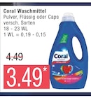 Waschmittel von Coral im aktuellen Marktkauf Prospekt