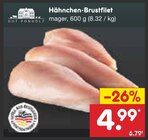 Aktuelle Hähnchenbrust Angebote bei Netto Marken-Discount in Mannheim Aktuelles Hähnchen-Brustfilet Angebot bei Netto Marken-Discount in Mannheim ab 4,99 €