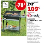 Barbecue à charbon de bois Dakar - Somagic en promo chez Hyper U Maurepas à 109,00 €