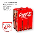 Coca-Cola Limonade im Angebot bei GLOBUS in Wadgassen Coca-Cola Limonade Angebote von Coca-Cola bei GLOBUS Wadgassen für 4,99 €