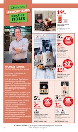 Promos Café dans le catalogue "Célébrons LES PRODUCTEURS de chez nous" de Super U Café en promo dans le catalogue Super U à la page 16