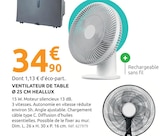 Ventilateur de table ø 25 cm à Mr.Bricolage dans La Bachellerie Ventilateur de table ø 25 cm à Mr.Bricolage dans La Bachellerie
