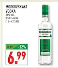 VODKA Angebote von MOSKOVSKAYA bei Marktkauf Bochum für 6,99 €