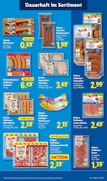 Lidl Mettwurst im Prospekt 