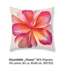 Kissenhülle „Flower“ im Segmüller Prospekt Kissenhülle „Flower“ von im aktuellen Segmüller Prospekt für