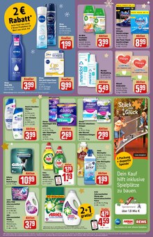 Rasierklingen im aktuellen REWE Prospekt (Mönchengladbach) Rasierklingen im REWE Prospekt "Dein Markt" mit 34 Seiten (Mönchengladbach)