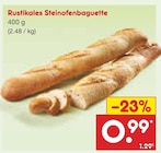 Netto Marken-Discount - Rustikales Steinofenbaguette Angebot im Prospekt Rustikales Steinofenbaguette bei Netto Marken-Discount im Prospekt "" für 0,99 €