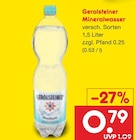 Aktuelles Mineralwasser Angebot bei Netto Marken-Discount in Cottbus ab 0,79 €