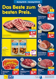 Gulasch Angebot im Netto Marken-Discount Prospekt, gültig von 26.10.2026 bis 31.10.2026 Gulasch Angebot im aktuellen Netto Marken-Discount Prospekt auf Seite 35