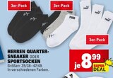 Aktuelles Herren Quarter-Sneaker Angebot bei E center in Darmstadt ab 8,99 €