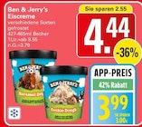 Eiscreme Angebote von Ben & Jerry's bei WEZ Bad Oeynhausen für 3,99 €