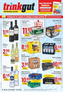 Hasseröder im Trinkgut Prospekt "Aktuelle Angebote" mit 10 Seiten (Salzgitter)