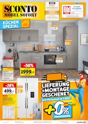 Aktueller Sconto SB Prospekt mit Kühlschrank, "KÜCHEN SPEZIAL", Seite 1