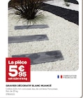 Promo Gravier décoratif blanc nuancé à 5,95 € dans le catalogue Gedimat à Trie-sur-Baïse