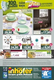 Aktueller Möbel Inhofer Prospekt mit Kerzen, "IHR WOHLFÜHLORT UNTER FREIEM HIMMEL", Seite 12