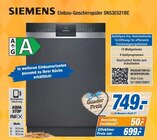 Einbau-Geschirrspüler SN53ES21BE Angebote von SIEMENS bei expert Gütersloh für 749,00 €