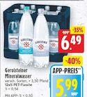 Mineralwasser von Gerolsteiner im aktuellen E center Prospekt