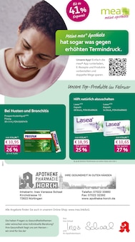 mea - meine apotheke Prospekt der KW 5 "Unsere Februar-Angebote" Aktueller mea - meine apotheke Prospekt "Unsere Februar-Angebote" Seite 1 von 4 Seiten