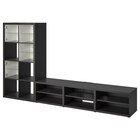 TV-Kombination schwarzbraun im Angebot bei IKEA in Holzkirchen TV-Kombination schwarzbraun Angebote von BESTÅ / KALLAX bei IKEA Holzkirchen für 338,99 €