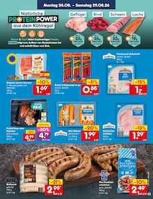 Wurst im Netto Marken-Discount Prospekt "Aktuelle Angebote" mit 68 Seiten (Pforzheim)