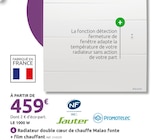 Promo Radiateur double cœur de chauffe Malao fonte + film chauffant à 459,00 € dans le catalogue Mr. Bricolage à Auch