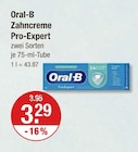 Oral b im V-Markt Prospekt Zahncreme Pro-Expert von Oral-B im aktuellen V-Markt Prospekt für 3,29 €