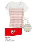 Tee-shirt - Carrefour à Clermont-Ferrand Tee-shirt en promo chez Carrefour Clermont-Ferrand à 6,00 €
