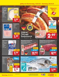 Bratwurst Angebot im aktuellen Netto Marken-Discount Prospekt auf Seite 37
