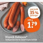 Aktuelle Mettwurst Angebote bei tegut in Erfurt Aktuelles Klassik Kabanos Angebot bei tegut in Erfurt ab 1,79 €