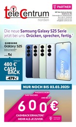 WR Tele-Centrum Norden GmbH & Co.KG Prospekt für Südbrookmerland: "Die neue Samsung Galaxy S25 Serie jetzt bei uns: Drücken, sprechen, fertig.", 8 Seiten, 04.02.2025 - 09.02.2025