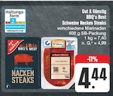 Aktuelle Steak Angebote bei EDEKA in Würzburg Aktuelles BBQ's Best Schweine Nacken Steaks Angebot bei EDEKA in Würzburg ab 4,44 €