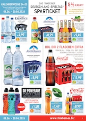 Coca Cola im Finkbeiner Prospekt in Kempten Aktueller Finkbeiner Prospekt mit Coca Cola, "DIE DURSTSTRECKE ENDET HIER", Seite 4