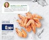 Crevettes roses cuites en promo chez Supermarchés Match Strasbourg à 0,90 €