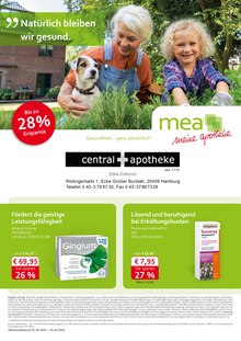 Aktueller mea - meine apotheke Prospekt (Hamburg) mea - meine apotheke Prospekt mit 4 Seiten (Hamburg)