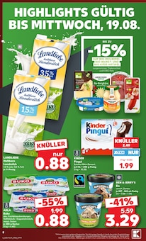 Eis im aktuellen Kaufland Prospekt (Duisburg) Eis im Kaufland Prospekt "Hier bin ich richtig" mit 71 Seiten (Duisburg)