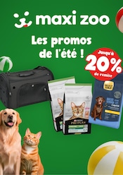 Promos Viande dans le catalogue "Les promos de l'été !" de Maxi Zoo Viande en promo dans le catalogue Maxi Zoo à la page 1