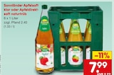 Apfelsaft klar im Angebot bei Netto Marken-Discount in Albstadt Apfelsaft klar Angebote von Sonnländer bei Netto Marken-Discount Albstadt für 7,99 €