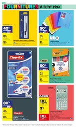 Prix et réduction Calculatrice dans le prospectus Carrefour Market en cours Offre Calculatrice dans le catalogue Carrefour Market du moment à la page 58