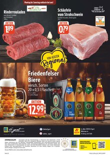 Aktueller E center Prospekt "Wir lieben Lebensmittel!" Aktueller E center Prospekt