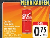 Aktuelles Coca-Cola Fanta, Sprite oder Mezzo Mix Angebot bei EDEKA in Fürth ab 0,75 €