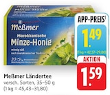 Ländertee im Angebot bei E center in Freiburg Ländertee Angebote von Meßmer bei E center Freiburg für 1,49 €