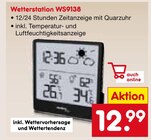 Aktuelle Haushaltskleingeräte Angebote bei Netto Marken-Discount in Mannheim Aktuelles Wetterstation WS9138 Angebot bei Netto Marken-Discount in Mannheim ab 12,99 €