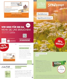 Aktueller LINDA Premiumapotheke Prospekt "Aktuelle Angebote" Seite 1 von 3 Seiten für Allersberg