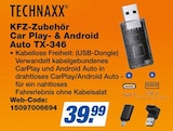 KFZ-Zubehör Car Play- & Android Auto TX-346 im Angebot bei expert in Leipzig KFZ-Zubehör Car Play- & Android Auto TX-346 Angebote von Technaxx bei expert Leipzig für 39,99 €