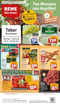 REWE Prospekt der Woche "Dein Markt" Seite 1, 08.06.2026 bis 13.06.2026 für Waltrop Aktueller REWE Prospekt "Dein Markt" Seite 1 von 31 Seiten für Waltrop