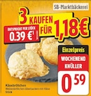 Käsebrötchen von SB-Marktbäckerei im aktuellen E center Prospekt