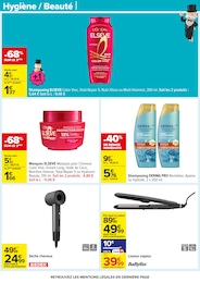 Prix et réduction Lisseur dans le prospectus Carrefour en cours Offre Lisseur dans le catalogue Carrefour du moment à la page 59