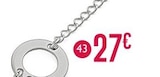 collier en argent rhodié à 27,00 € dans le catalogue E.Leclerc