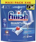 Capsules lave-vaisselle Quantum Tout en 1 Powerball* - FINISH en promo chez Géant Casino Cannes à 6,99 €
