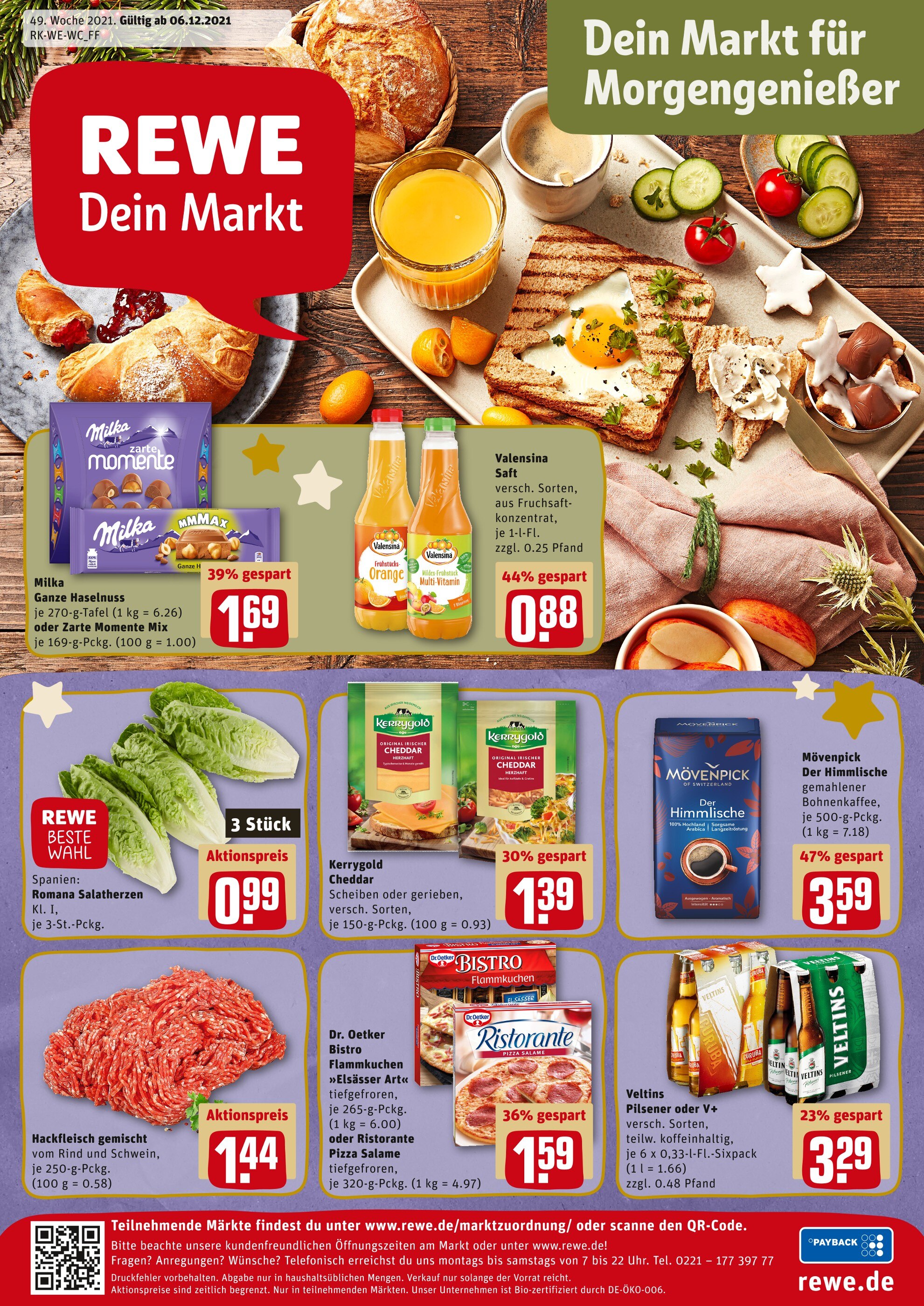 REWE Prospekt für Mudersbach mit 17 Seiten REWE Prospekt für Mudersbach: "Top Angebote", 17 Seiten, 06.12.2021 - 11.12.2021